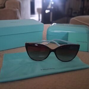 Tiffany & Co. Black Cat-Eye Sunglasses